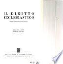 Il Diritto ecclesiastico