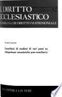 Il diritto ecclesiastico