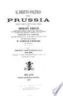 Il diritto politico della Prussia