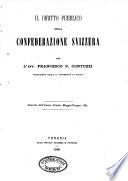 Il diritto pubblico della Confederazione Svizzera