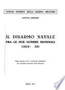 Il disarmo navale fra le due guerre mondiali (1919-1939)