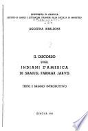 Il discorso sugli indiani d'America di Samuel Farmar Jarvis