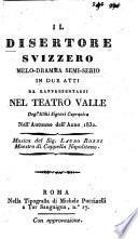 Il disertore svizzero