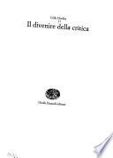 Il divenire della critica