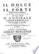 Il dolce ed il forte della virtu christiana