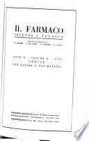 Il Farmaco, scienza e tecnica