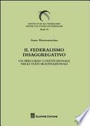 Il federalismo disaggregativo