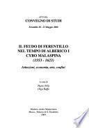 Il feudo di Ferentillo nel tempo di Alberico I Cybo Malaspina, 1553-1623
