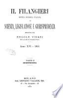 Il Filangieri rivista periodica mensuale di scienze giuridiche e politico-amministrative