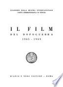 Il Film del dopoguerra, 1945-1949
