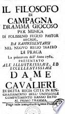 IL FILOSOFO DI CAMPAGNA