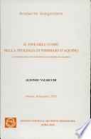Il fine dell'uomo nella teologia di Tommaso d'Aquino