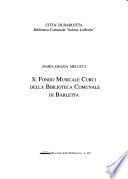 Il fondo musicale Curci della Biblioteca comunale di Barletta
