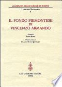 Il fondo piemontese di Vincenzo Armando