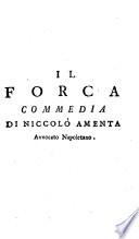 Il Forca commedia di Niccolò Amenta avvocato napoletano