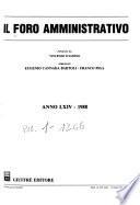 Il Foro amministrativo
