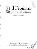 Il Fronimo