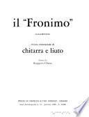 Il Fronimo