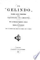 Il 'Gelindo', dramma sacro piemontese della natività di Cristo, ed. da R. Renier
