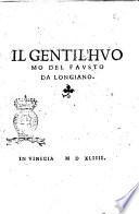 Il gentil'huomo del Fausto da Longiano