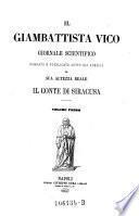 Il Giambattista Vico, giornale scientifico