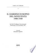 Il Giardino europeo del novecento 1900-1940