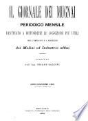 Il giornale dei mugnai giornale mensile destinato a diffondere le cognizioni più utili