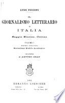 Il giornalismo letterario in Italia