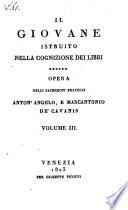 Il giovane istruito nella cognizione dei libri