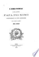 Il giubileo pontificale di Sua Santità Papa Pio Nono