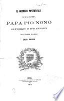 Il giubileo pontificale di Sua Santità Papa Pio Nono
