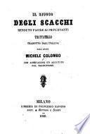 Il giuoco degli scacchi