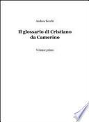 Il glossario di Cristiano da Camerino