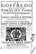 Il Goffredo del signor Torquato Tasso trauestito alla rustica bergamasca da Carlo Assonica dottor
