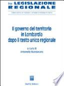 Il governo del territorio in Lombardia dopo il testo unico regionale