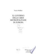 Il governo delle aree metropolitane in Europa