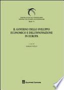 Il governo dello sviluppo economico e dell'innovazione in Europa