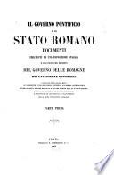 Il governo pontificio e lo stato romano
