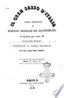Il Gran Sasso d'Italia opera periodica di scienze mediche ed economiche