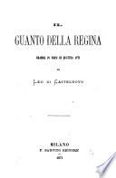 Il Guanto della Regina, dramma in versi in quattro atti