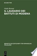 Il laudario dei battuti di Modena