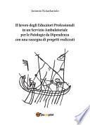 Il lavoro degli Educatori Professionali in un Servizio Ambulatoriale per le Patologie da Dipendenza, con una rassegna di progetti realizzati