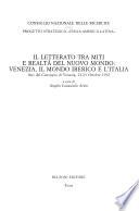 Il letterato tra miti e realtà del Nuovo Mondo