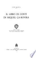 Il libro di conti di Miquel Ça-Rovira