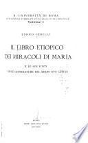 Il libro etiopico dei Miracoli di Maria e le sue fonti nelle letterature del medio evo latino