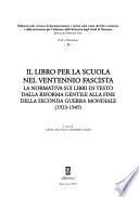 Il libro per la scuola nel ventennio fascista