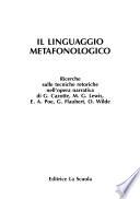 Il linguaggio metafonologico