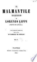 Il Malmantile racquistato di Lorenzo Lipṗi (testo di lingua).