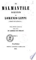 Il Malmantile racquistato (testo di lingua) di Lorenzo Lippi