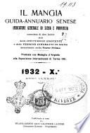 Il Mangia almanacco senese per l'anno ...